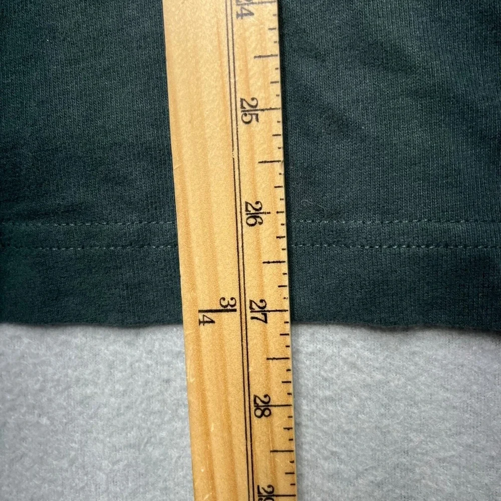 VTG Abercrombie & Fitch Guinness Rugby Shirt XXL Green Cropped Long Sleeve Polo‎ - Picture 5 of 11